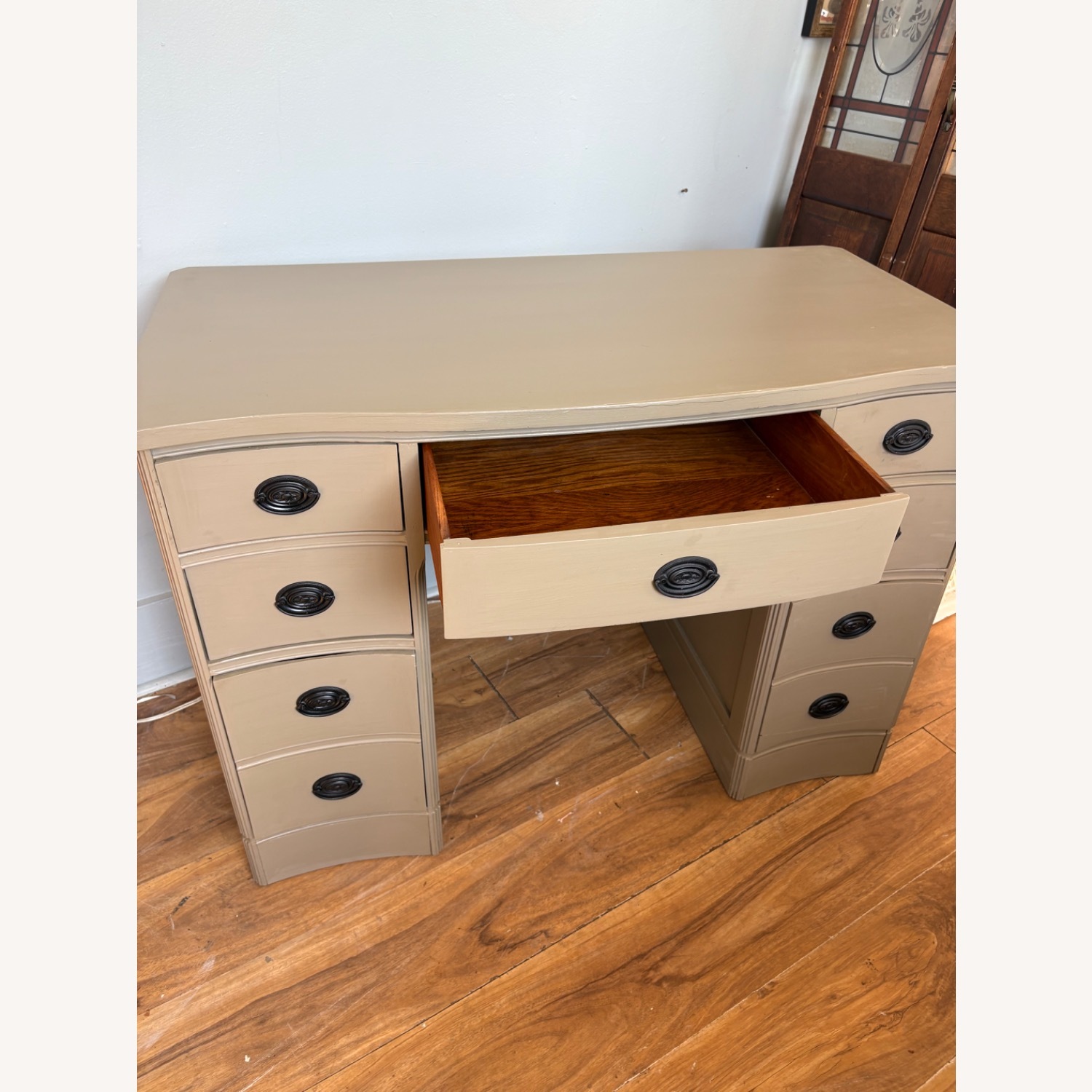 Vintage Black Desk - image-5
