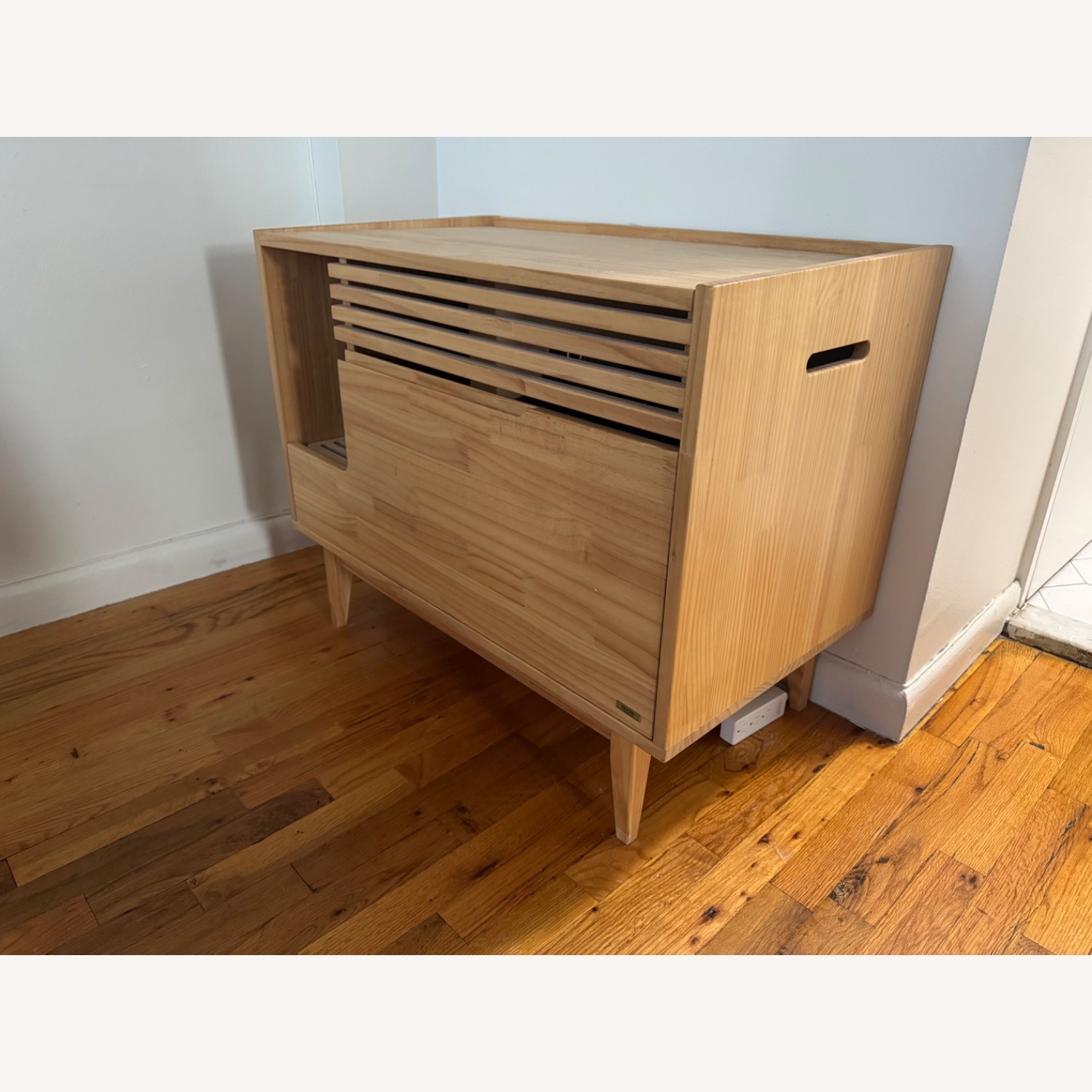 Rifiuti Mid-century Modern Inspired Cat Litter Box Enclosure - image-1