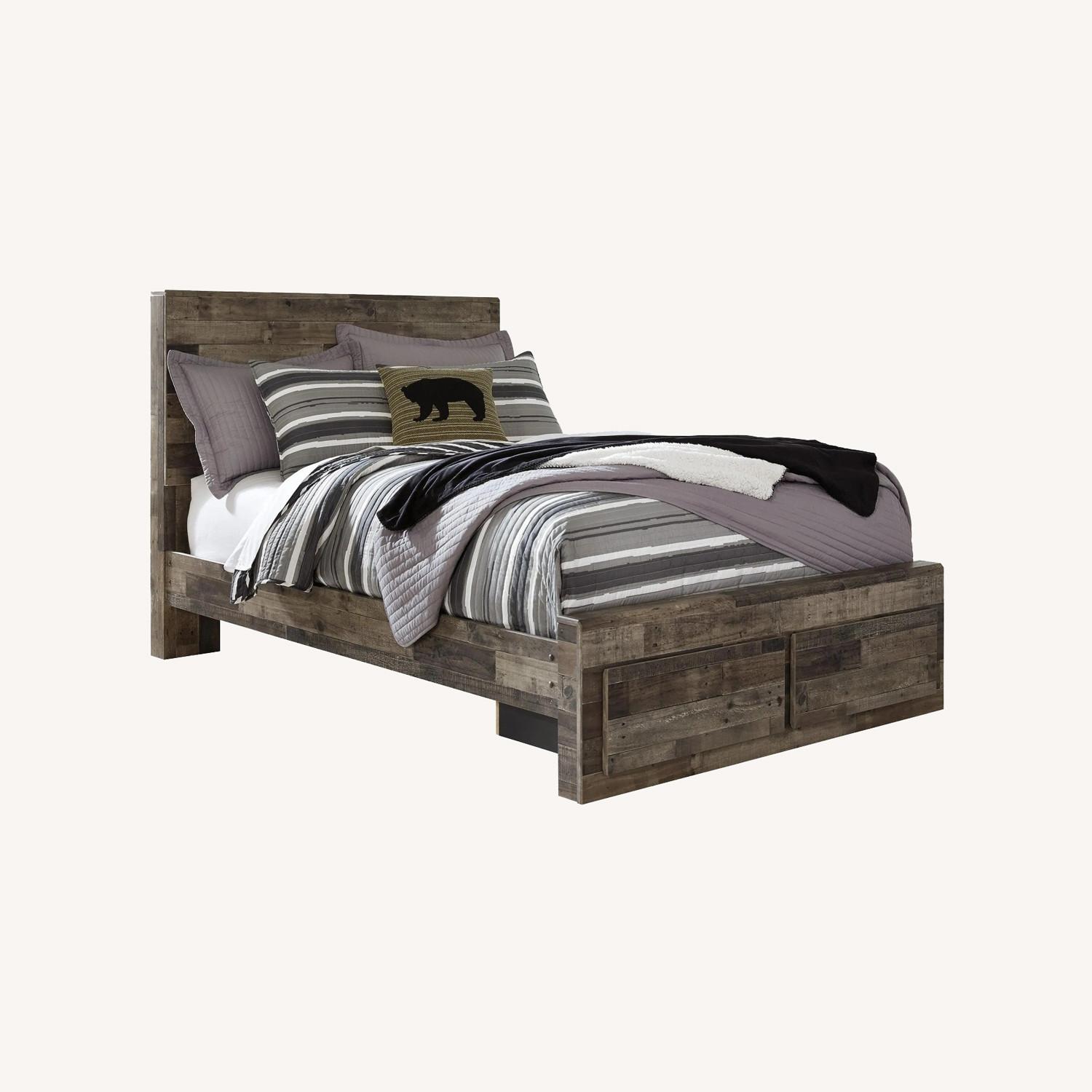 Raymour & Flanigan Ainsworth Wooden Full Bed Frame - image-0