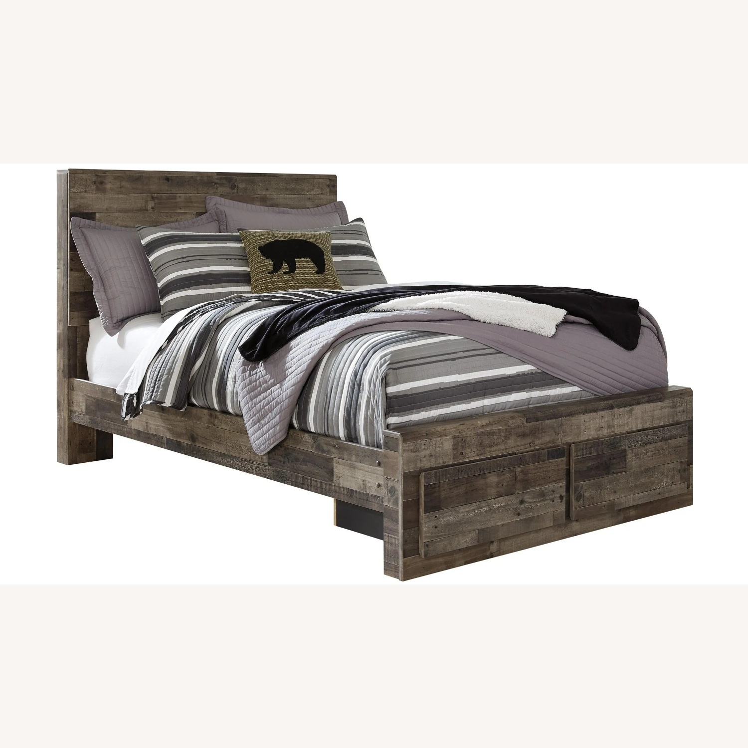 Raymour & Flanigan Ainsworth Wooden Full Bed Frame - image-4