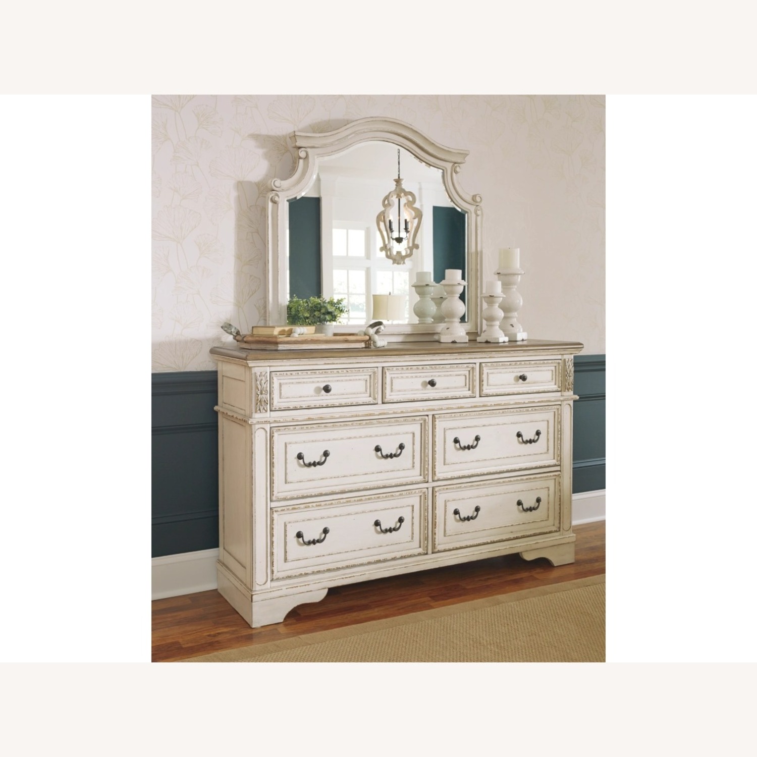 Realyn 7 Drawer Dresser and Mirror - image-1