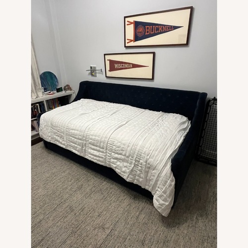 Used RH Devyn Tufted Daybed W Trundle for sale on AptDeco