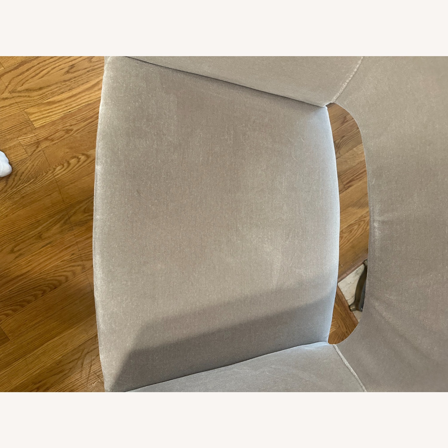 CB2 Foley Dove Grey Dining Armchairs - image-12