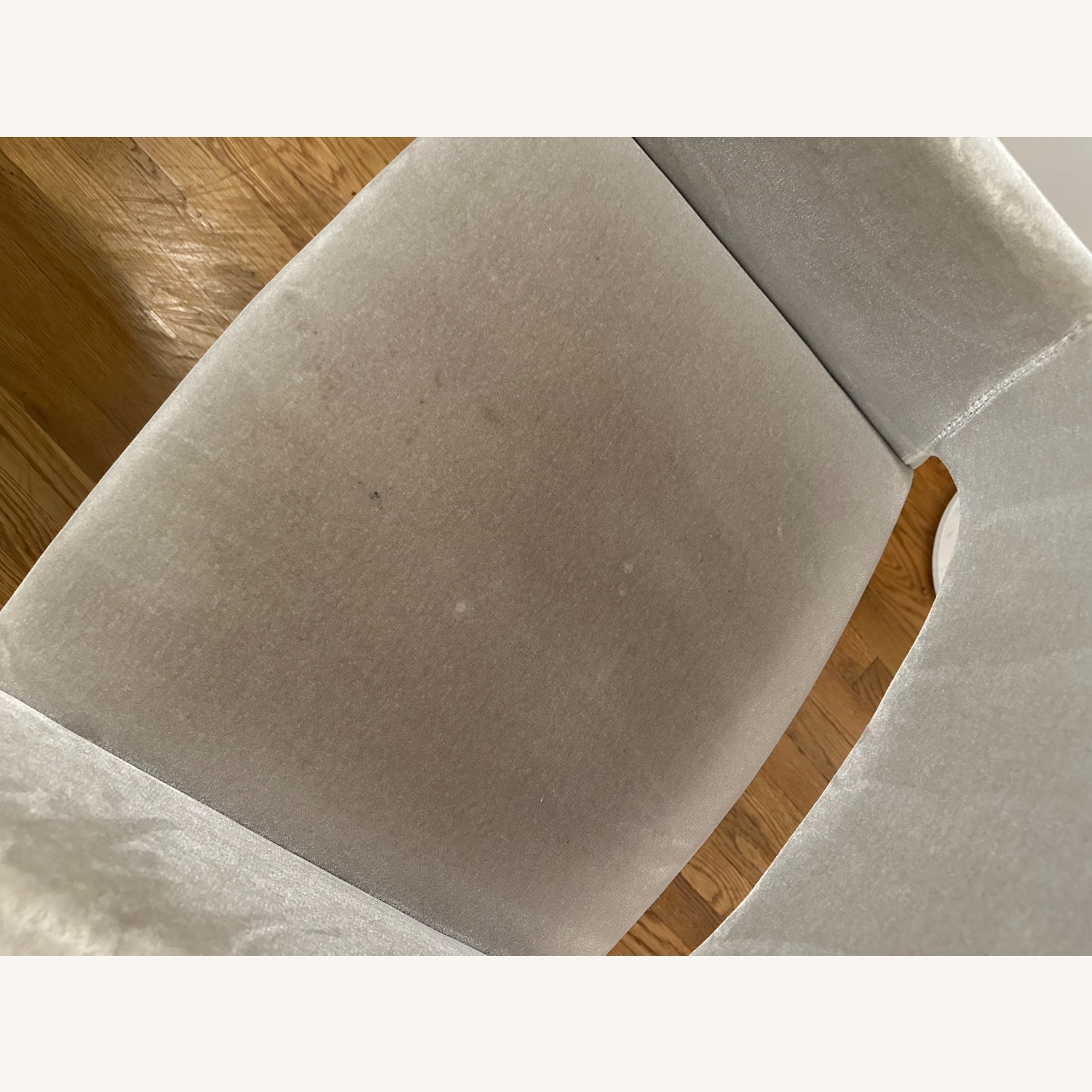 CB2 Foley Dove Grey Dining Armchairs - image-13