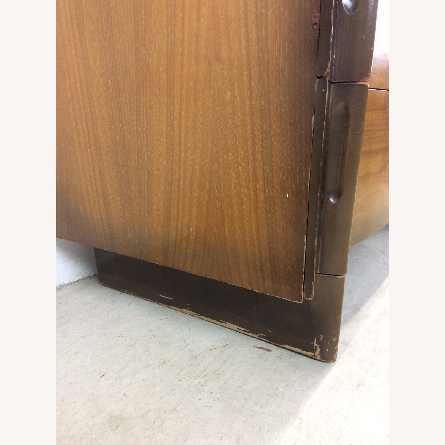 Mid Century Modern Highboy Dresser with Sled Legs - image-15