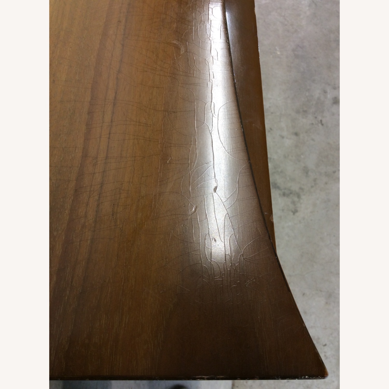 Mid Century Modern Highboy Dresser with Sled Legs - image-25