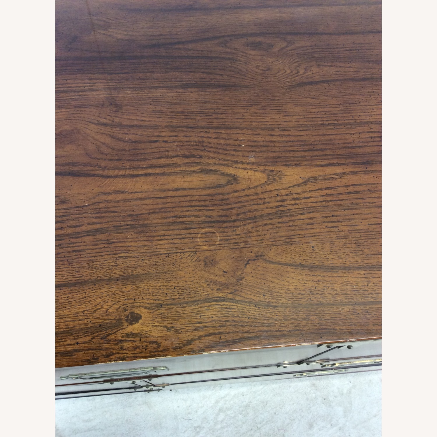 Mid Century Campaign Style Lowboy Dresser - image-11