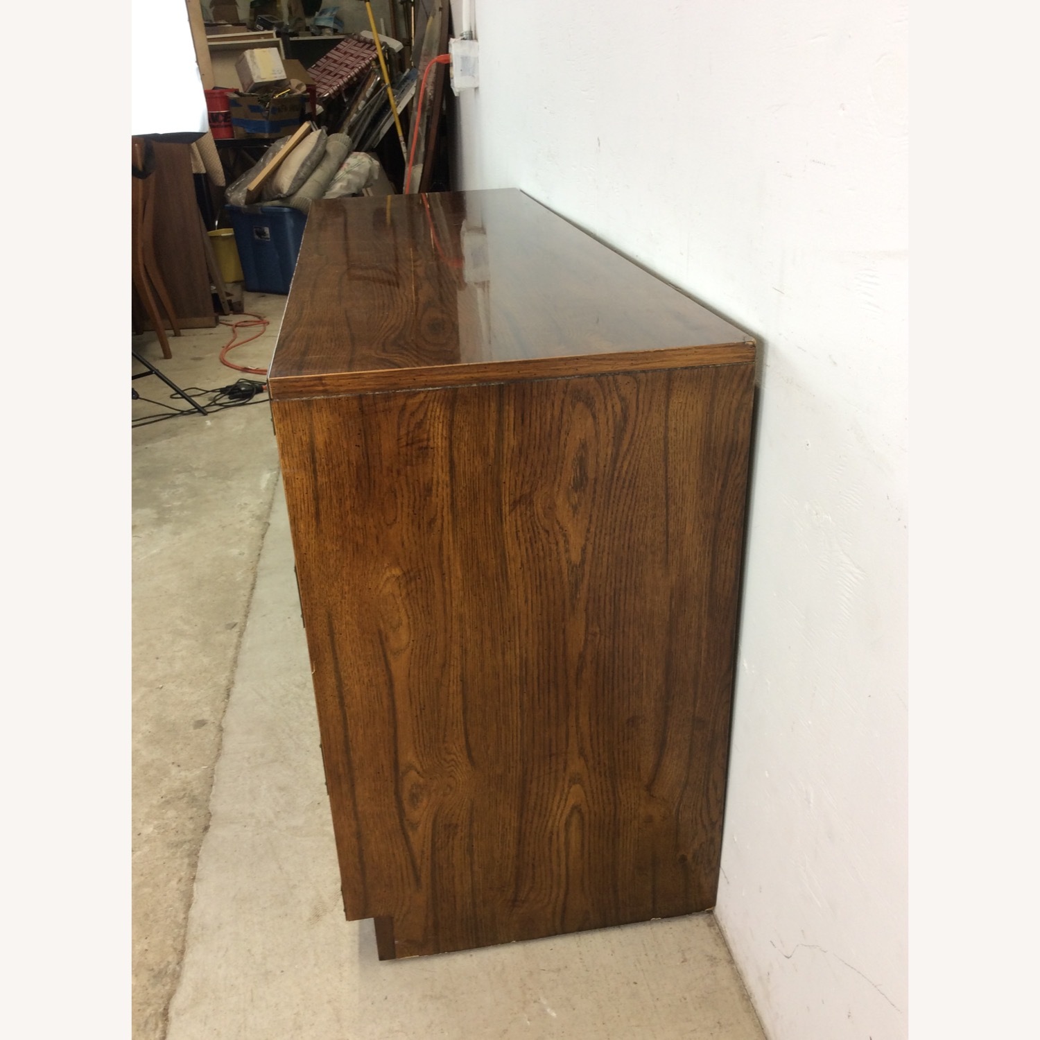 Mid Century Campaign Style Lowboy Dresser - image-13
