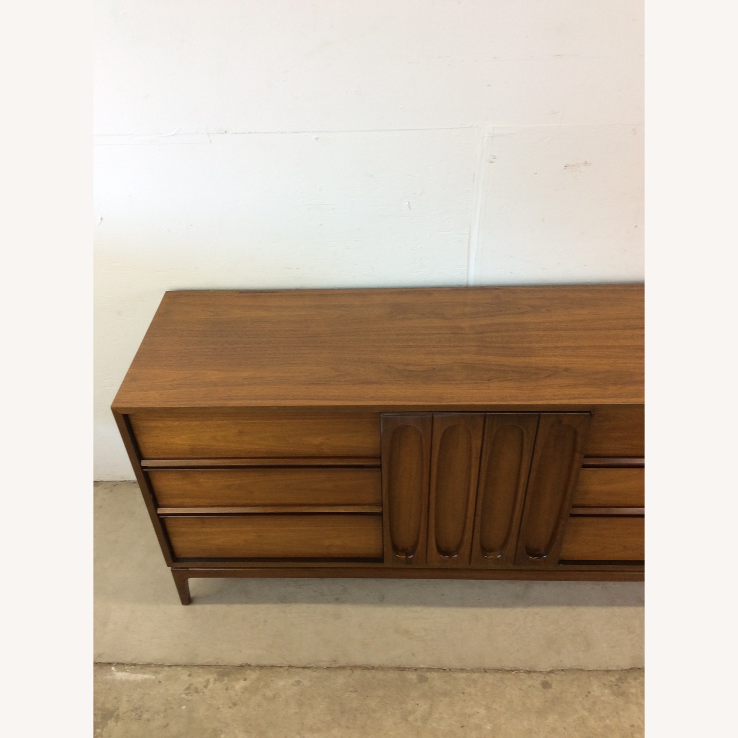Mid Century Modern Lowboy Dresser with 9 Drawers - image-5