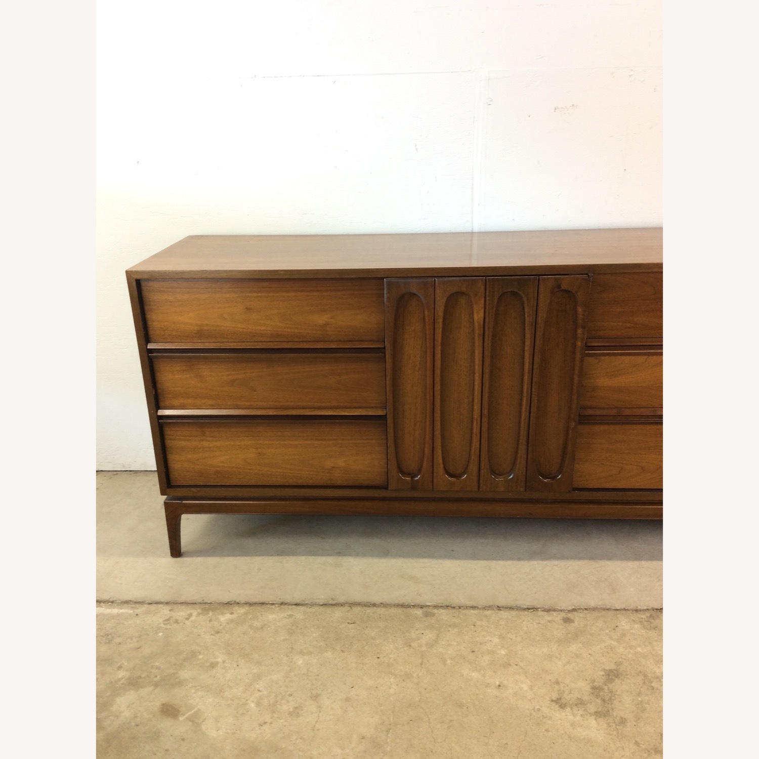 Mid Century Modern Lowboy Dresser with 9 Drawers - image-2