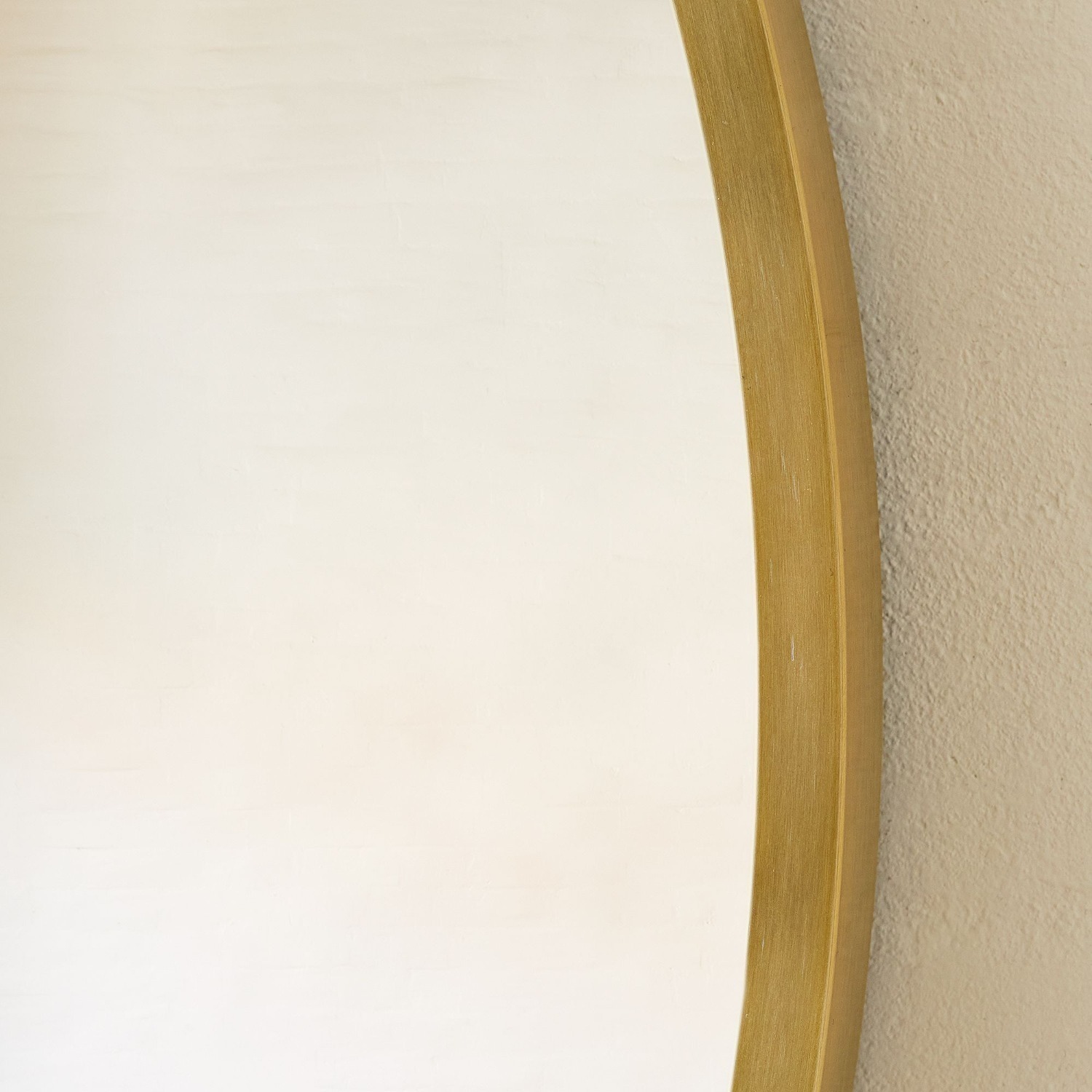 West Elm Metal Frame Round Wall Mirror - image-1