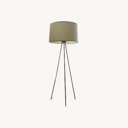 Used Stainless Steel Tripod Floor Lamp for sale on AptDeco