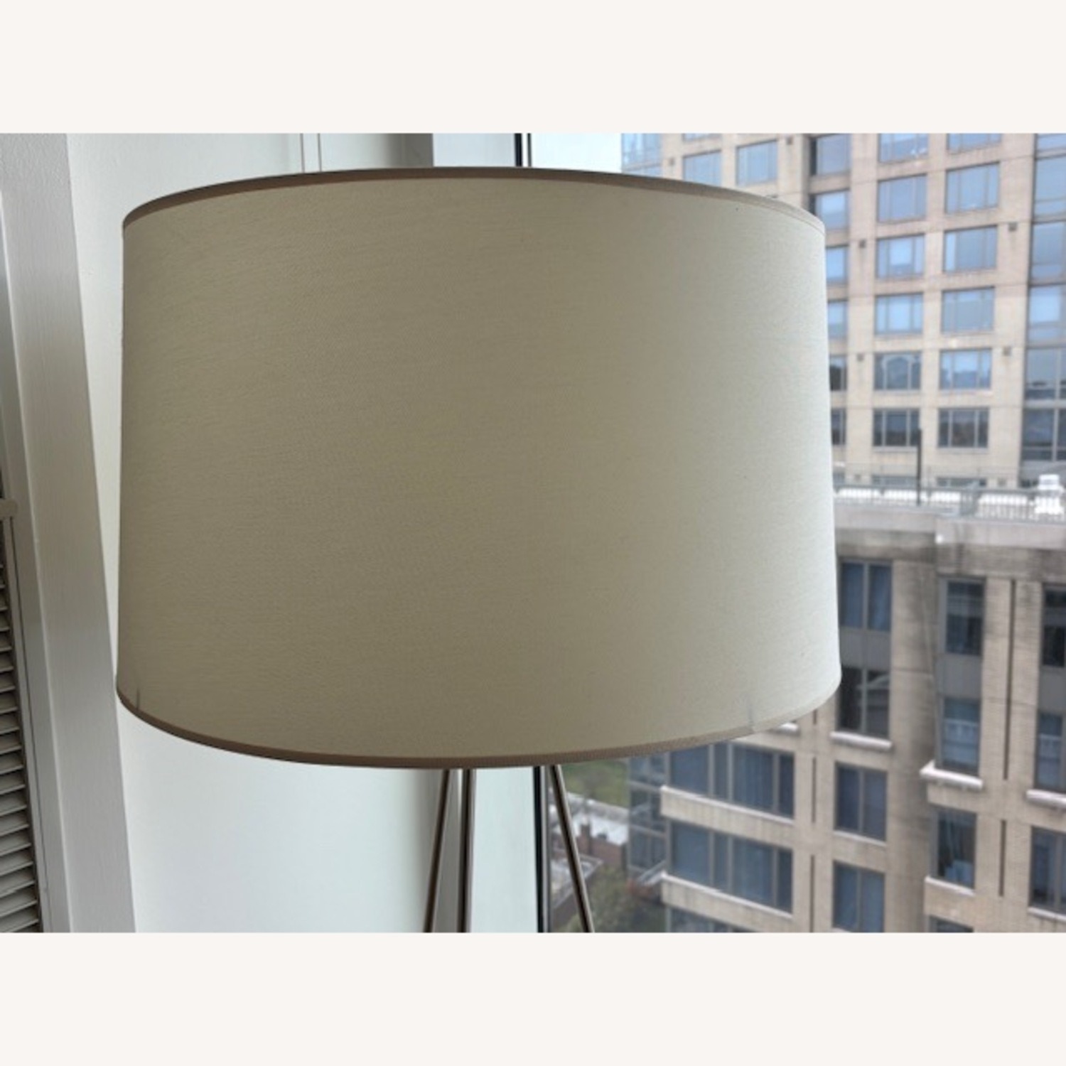 Stainless Steel Tripod Floor Lamp - image-4