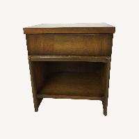 Pair of Mid Century Nightstands with Sled Legs