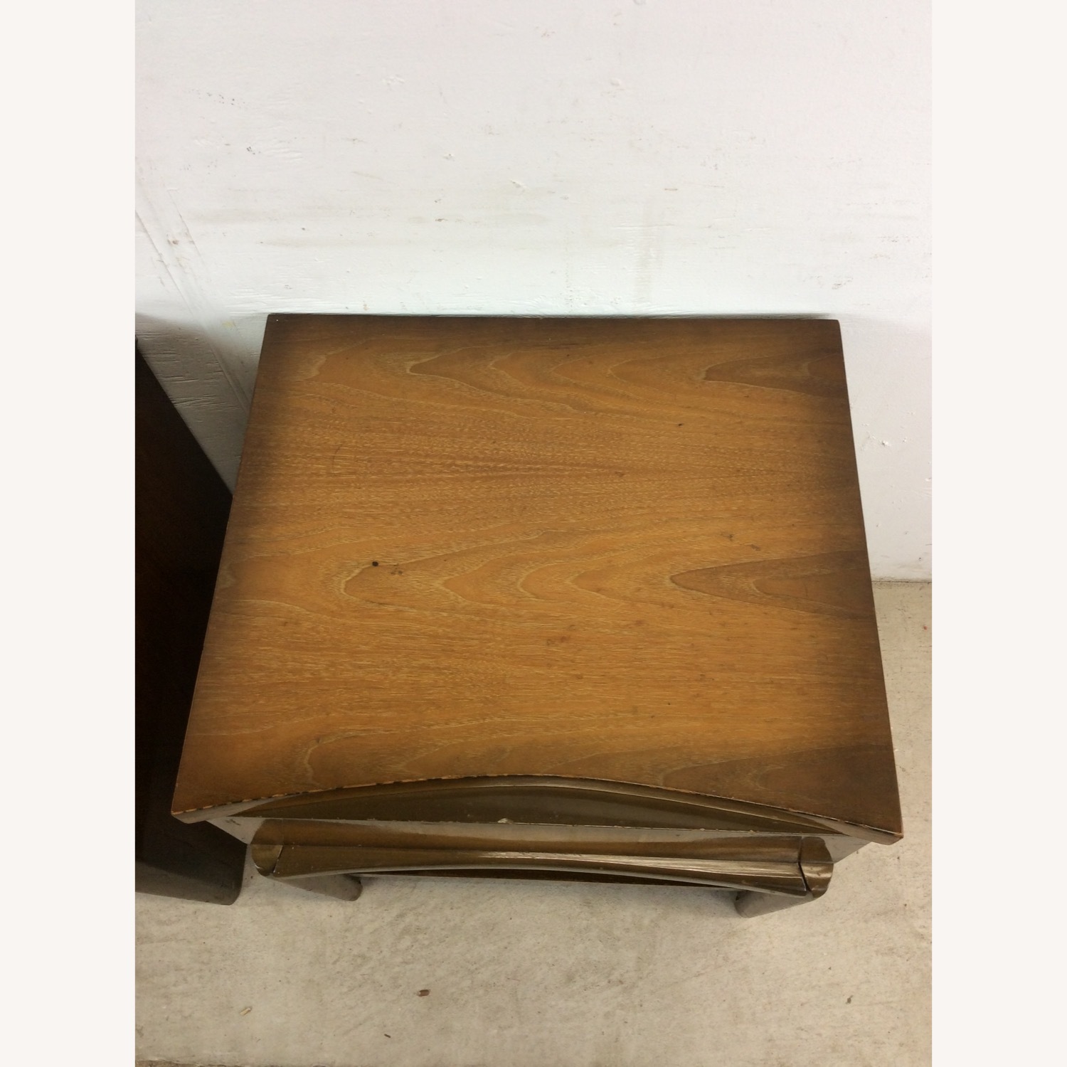 Pair of Mid Century Nightstands with Sled Legs - image-6