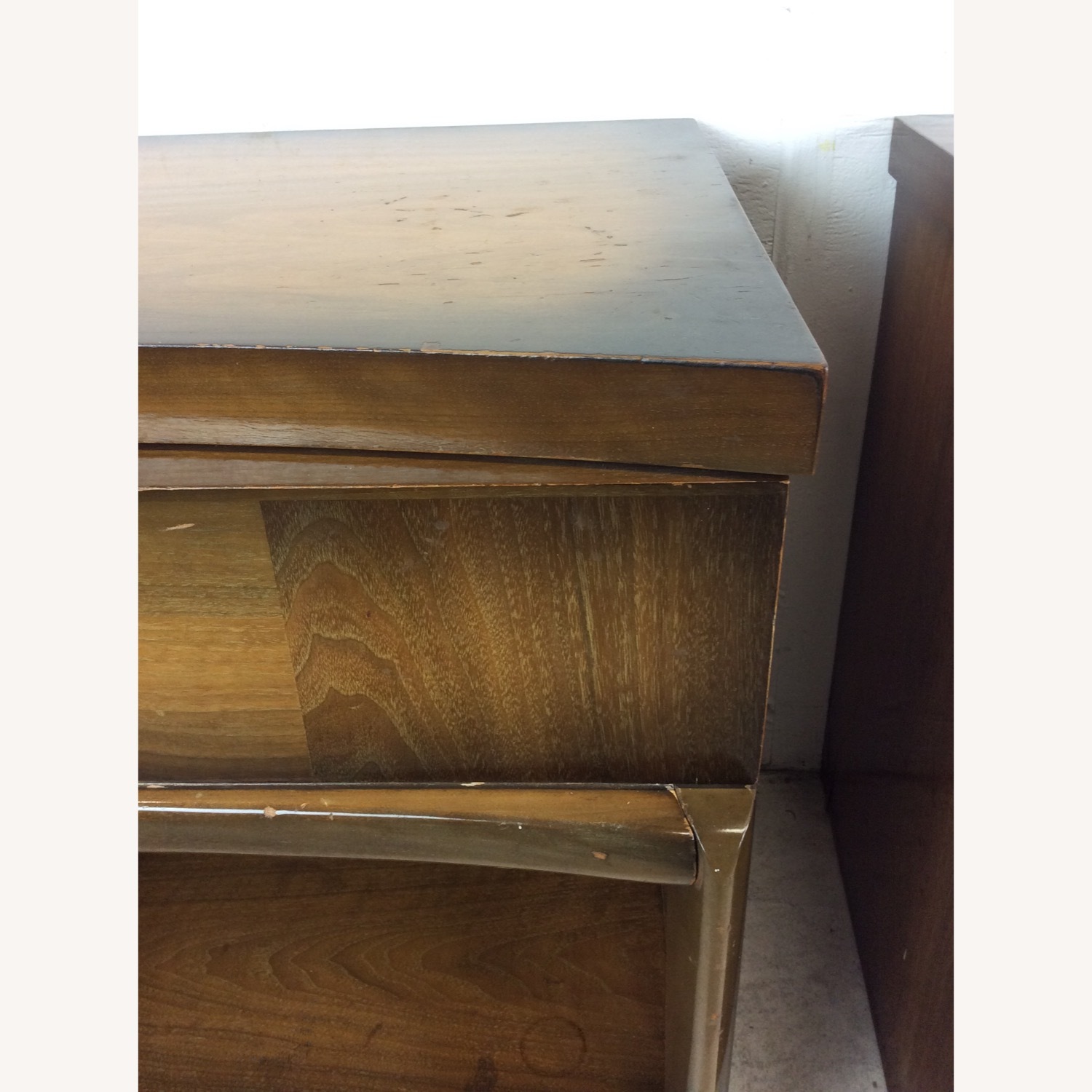 Pair of Mid Century Nightstands with Sled Legs - image-10