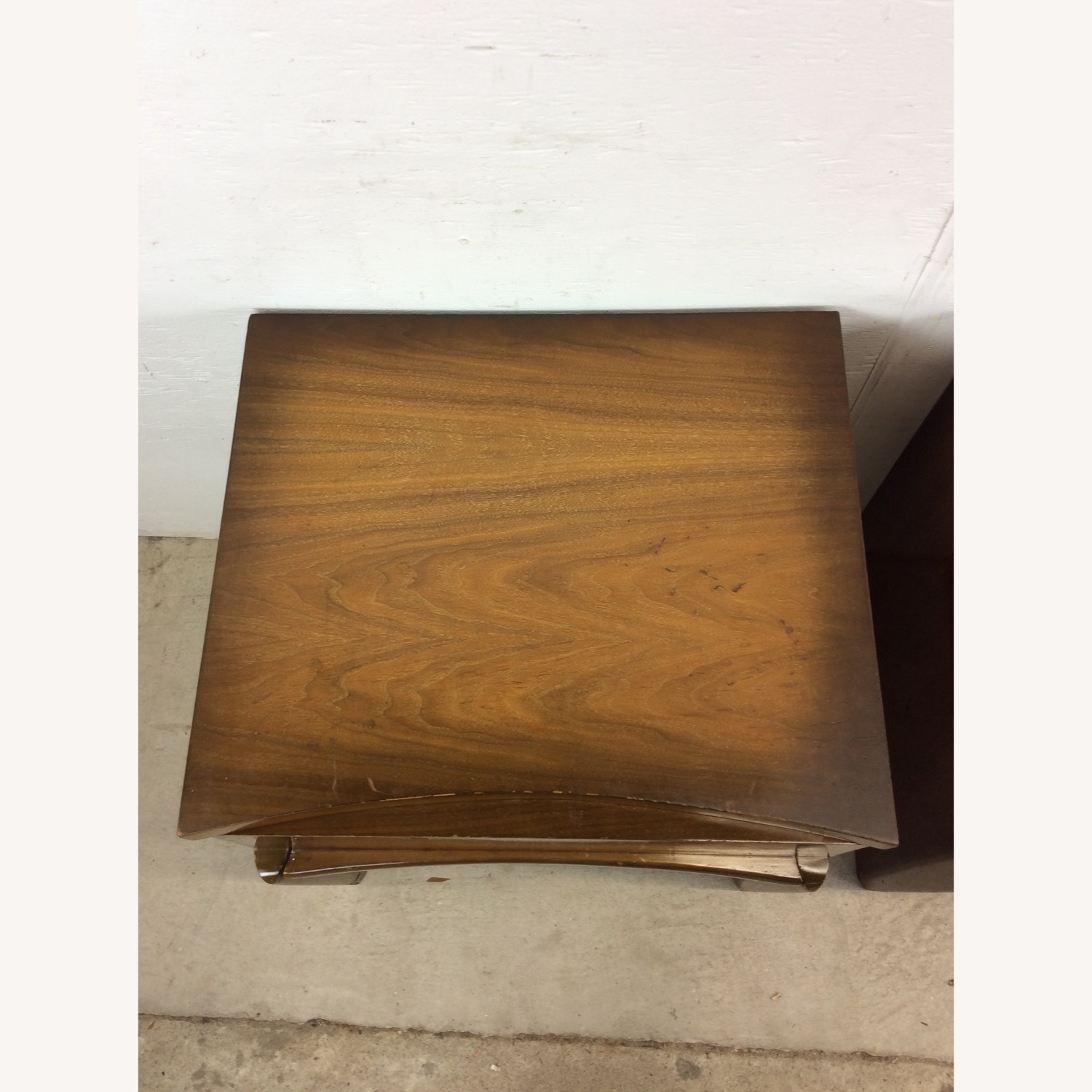 Pair of Mid Century Nightstands with Sled Legs - image-5