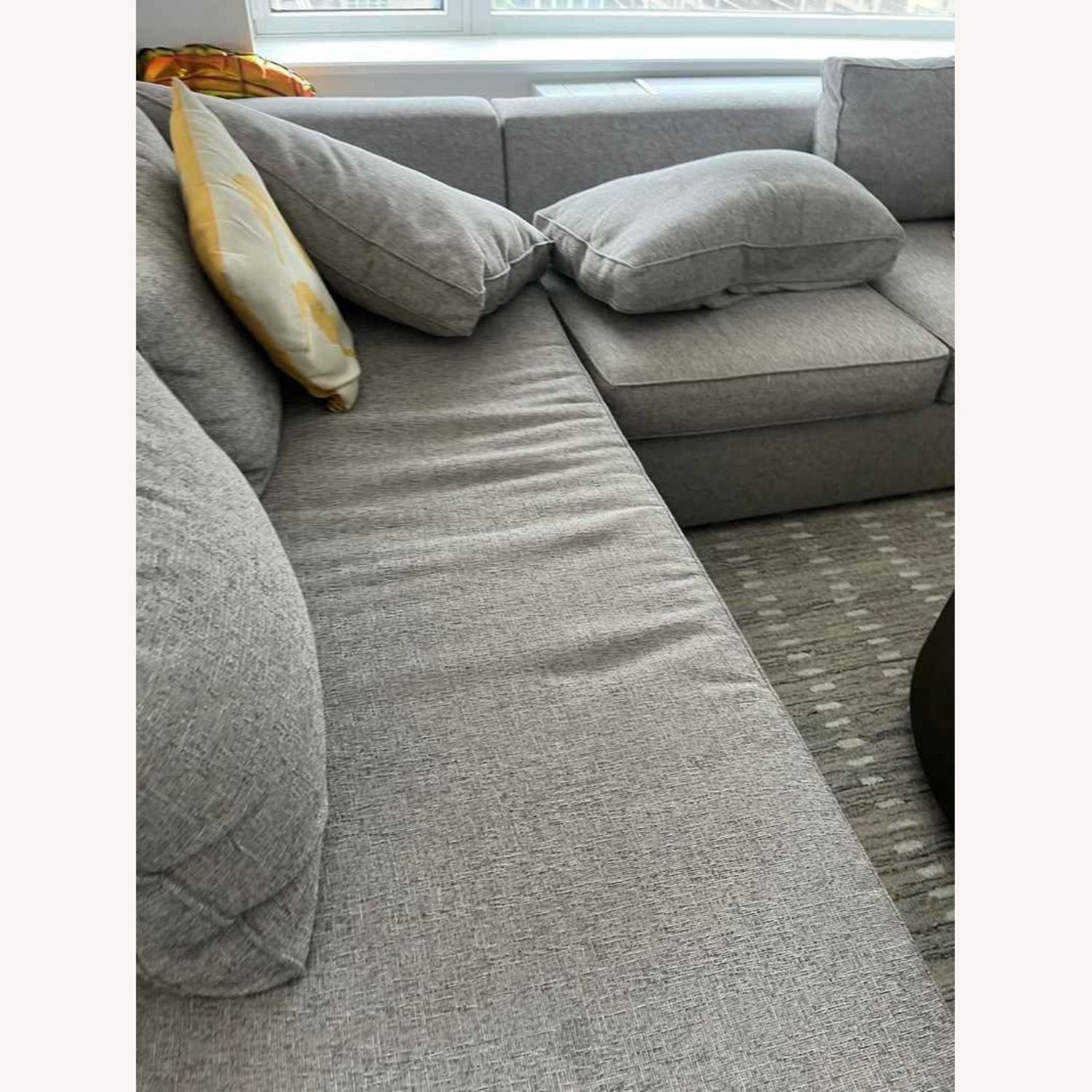 West Elm Harris Bumper Chaise Sectional (104") - image-6