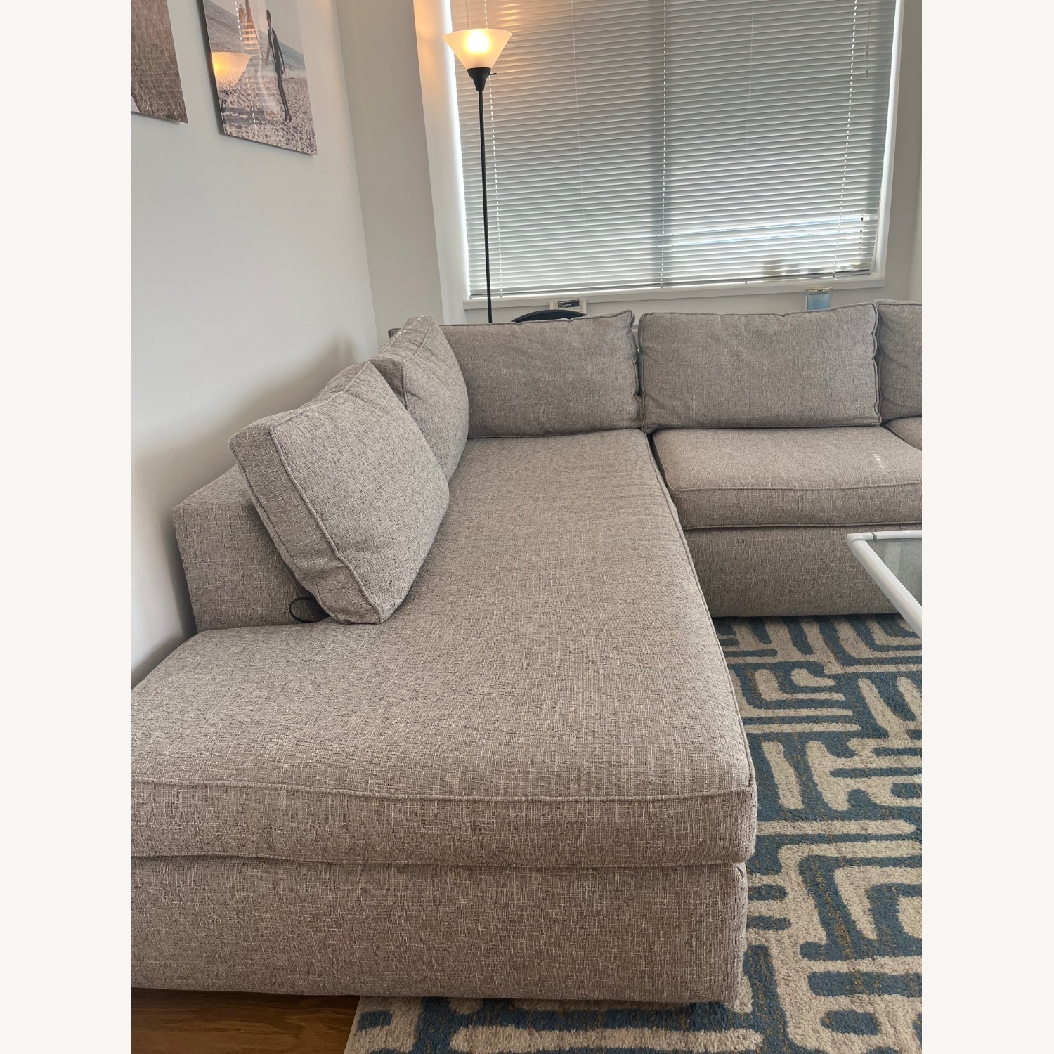 West Elm Harris Bumper Chaise Sectional (104") - image-2