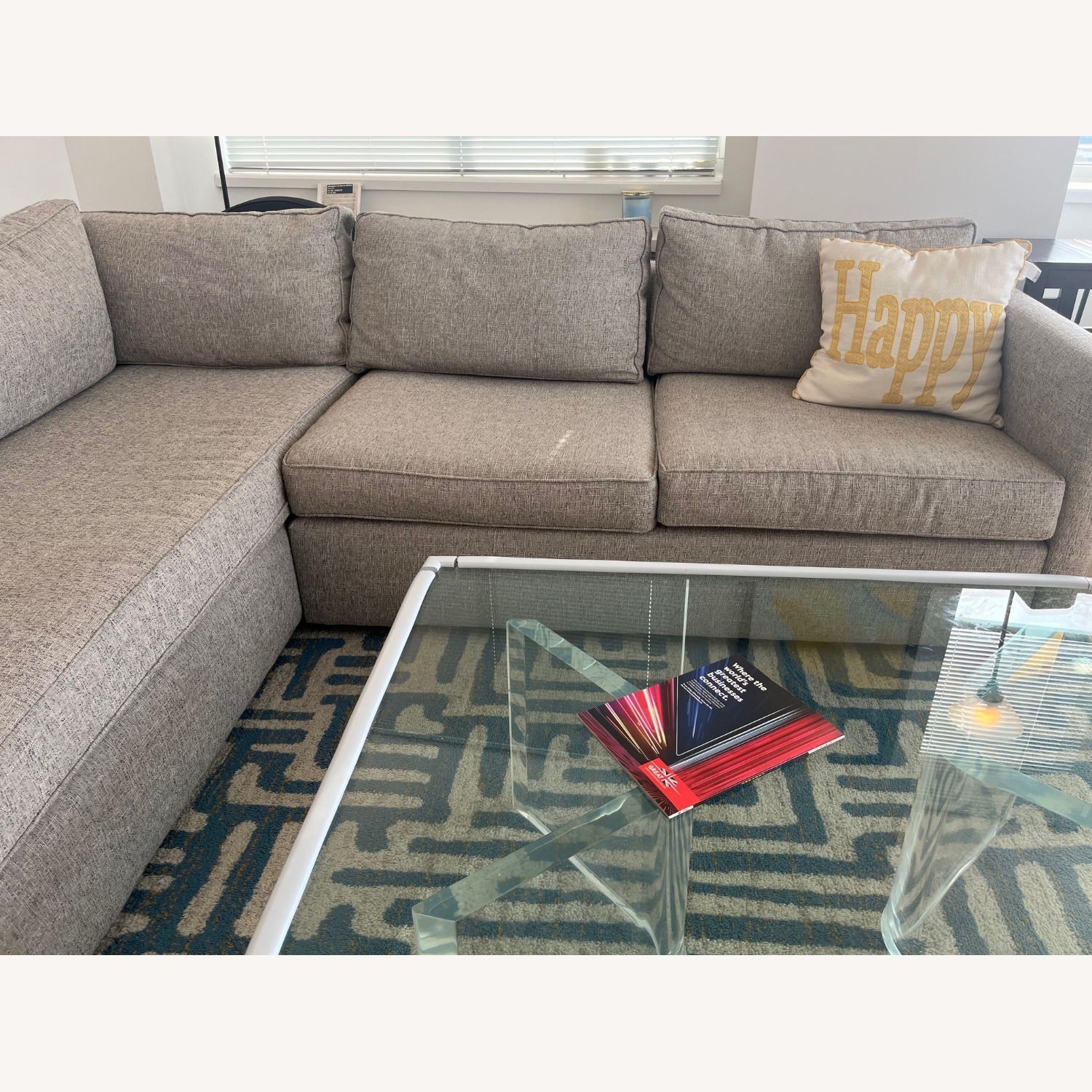 West Elm Harris Bumper Chaise Sectional (104") - image-3