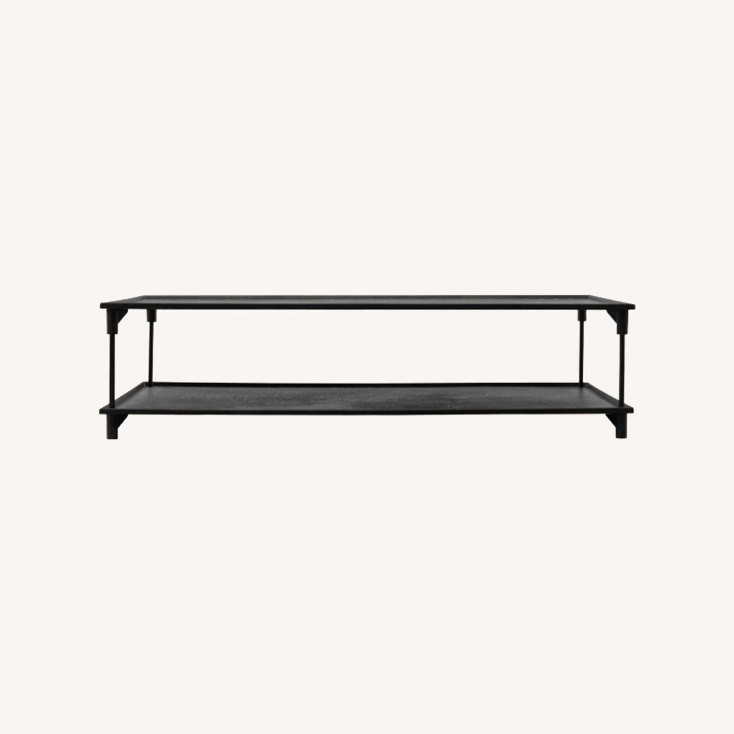 20th C. European Factory Metal Coffee Table - image-0