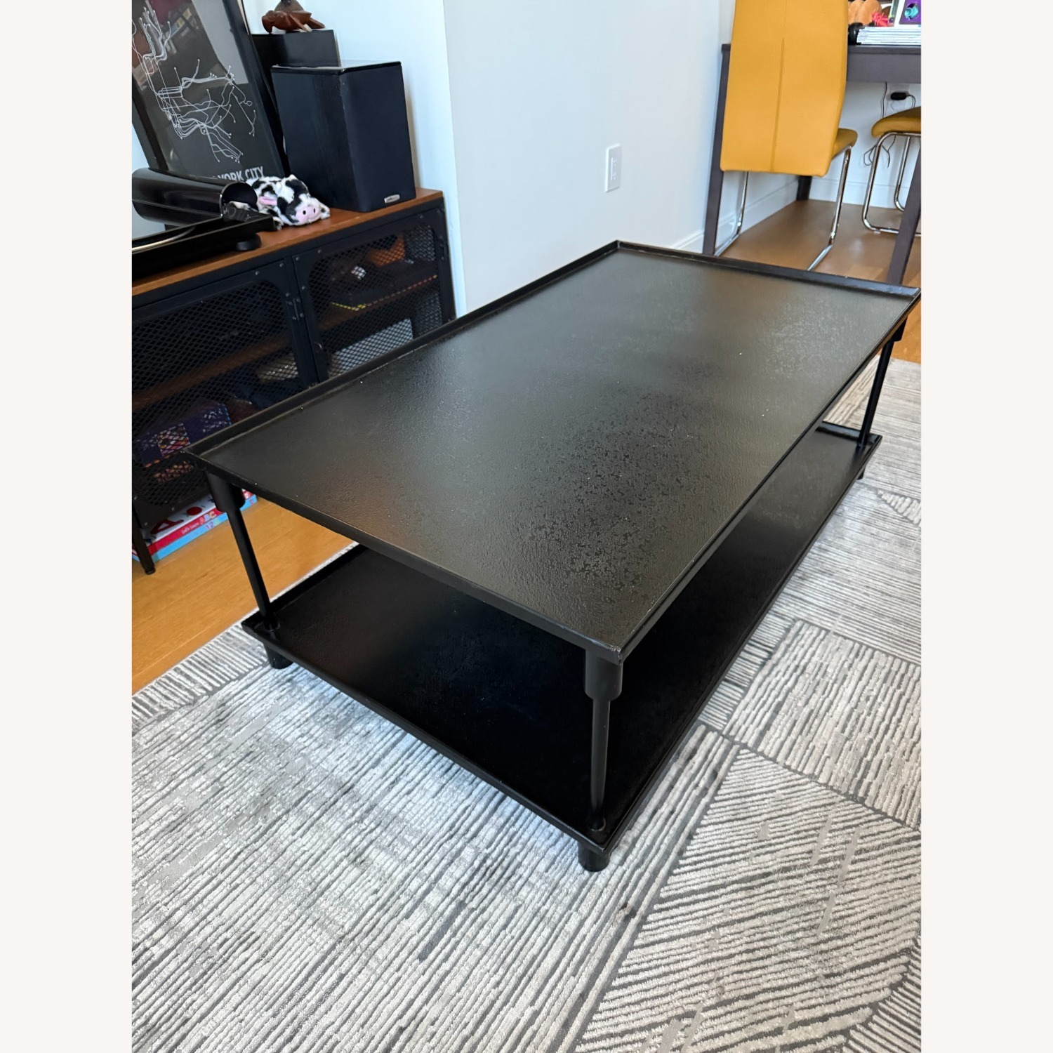 20th C. European Factory Metal Coffee Table - image-4