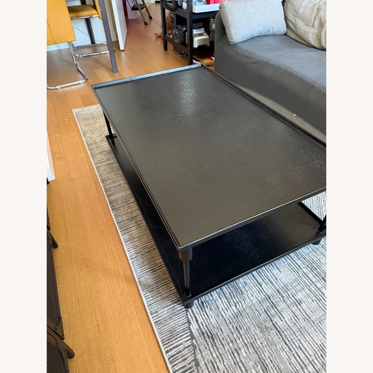 20th C. European Factory Metal Coffee Table - image-5