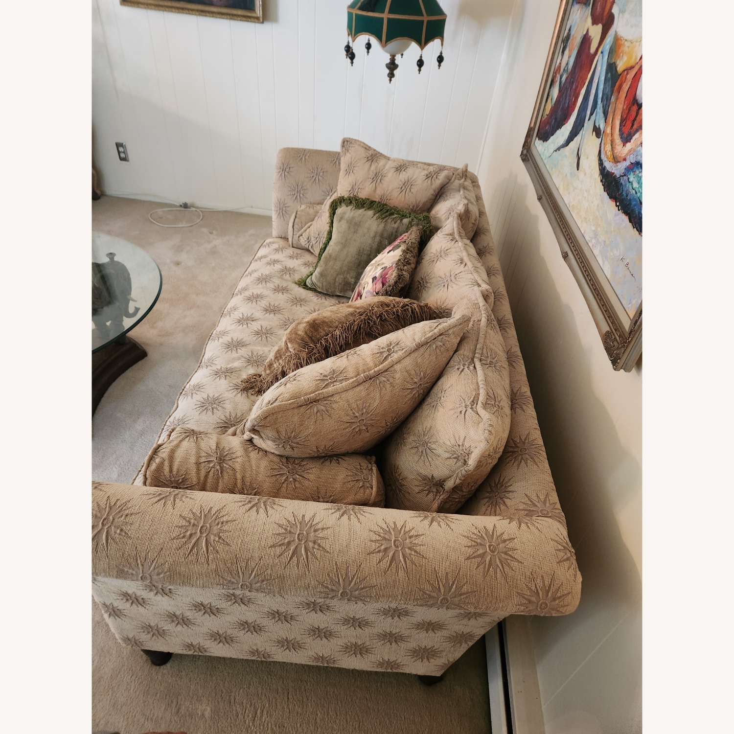 Beige 3 Seater Sofa - image-3