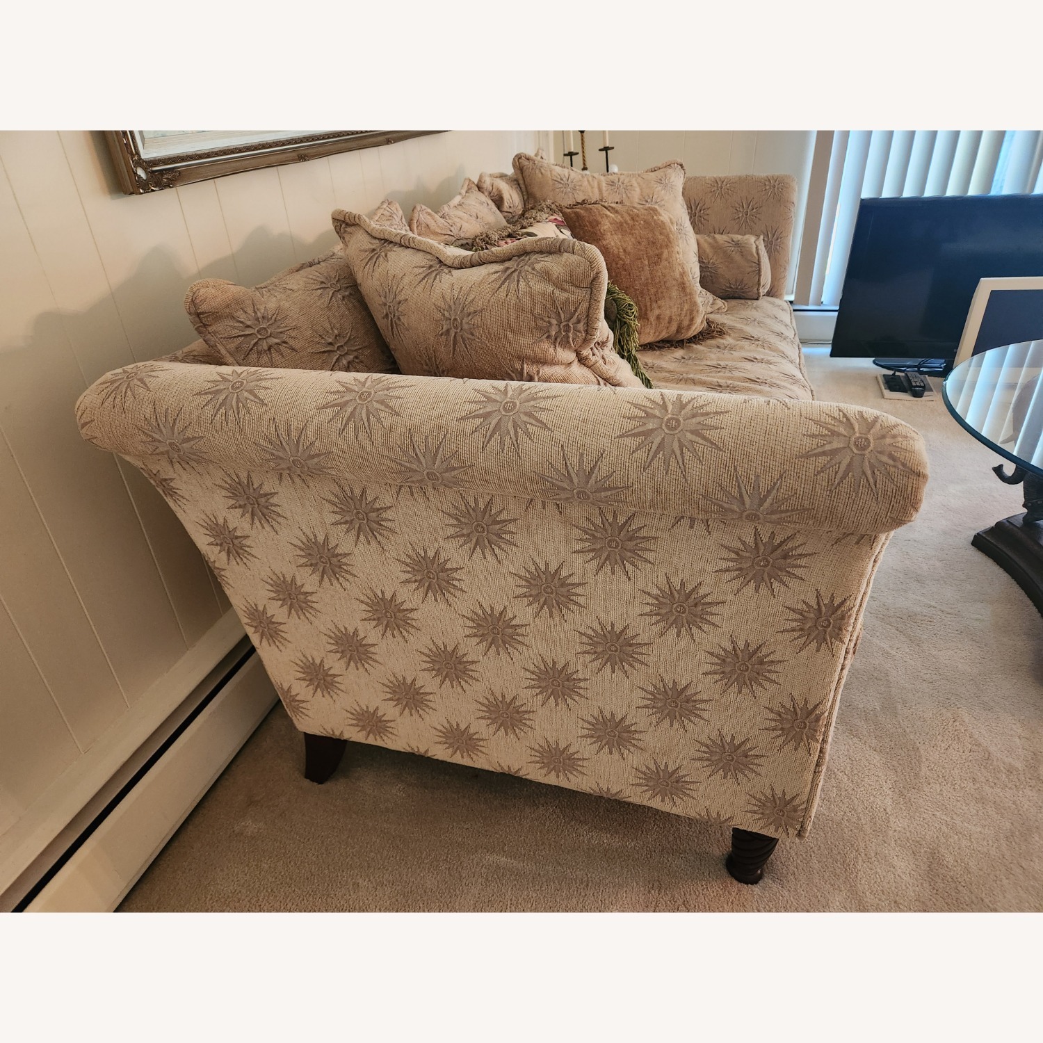 Beige 3 Seater Sofa - image-4