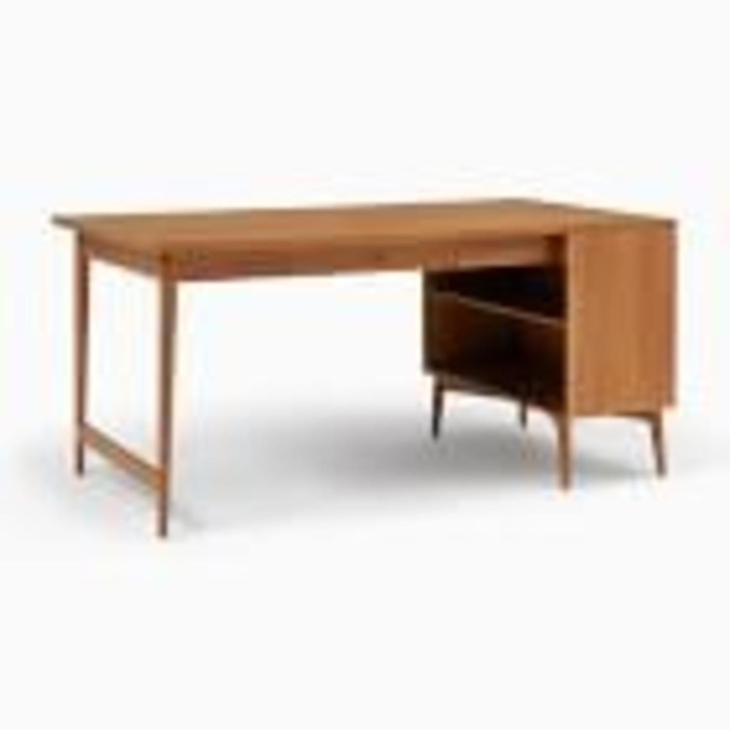 West Elm Mid-Century Peninsula Desk - image-3