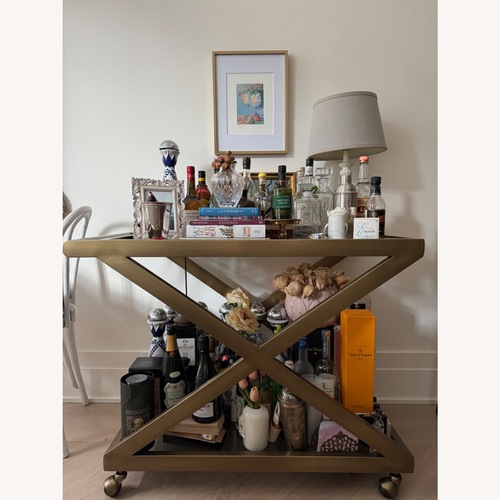Used Restoration Hardware Milo Bar Cart for sale on AptDeco