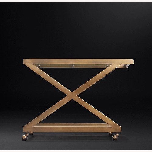 Used Restoration Hardware Milo Bar Cart for sale on AptDeco
