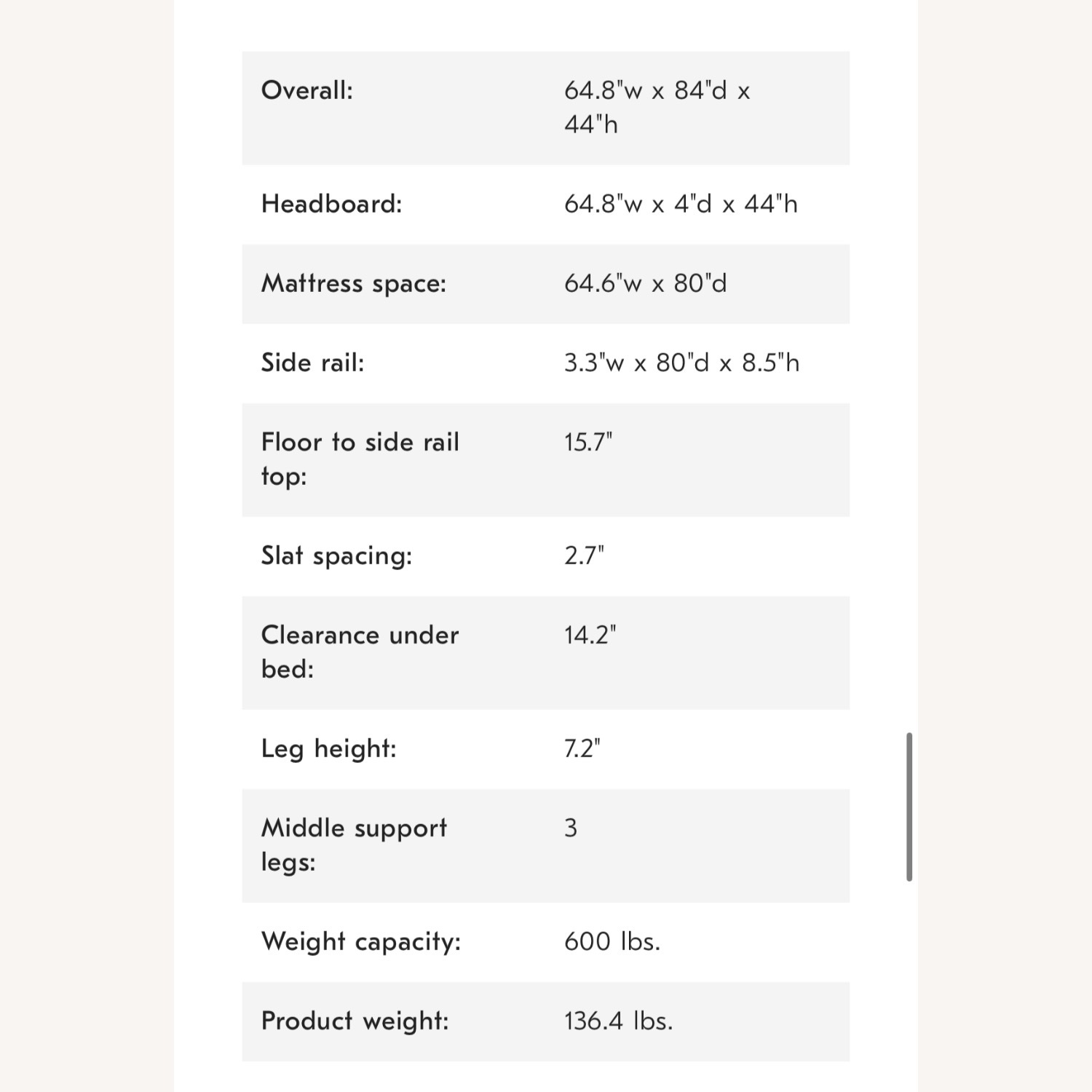 West Elm Quinn Bed - image-4