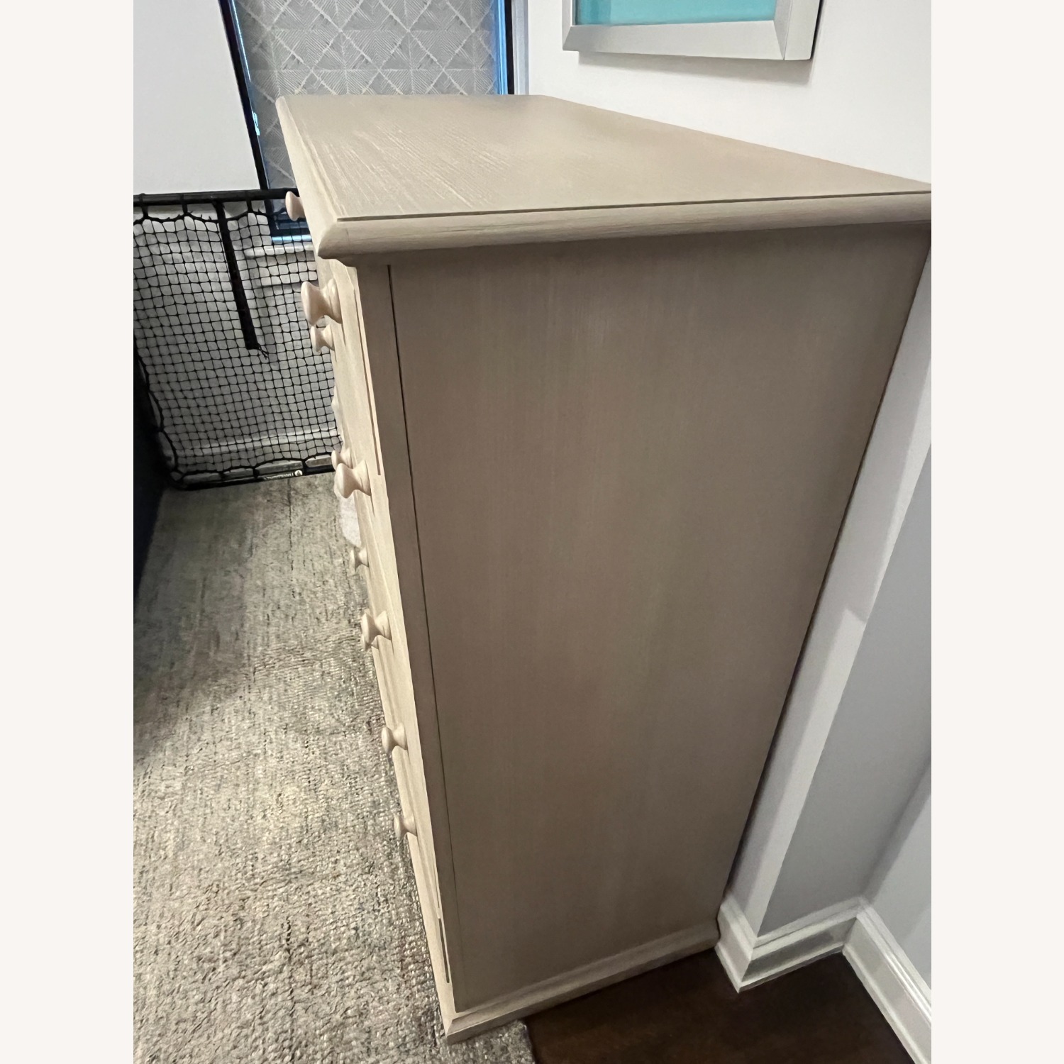 Pottery Barn Teen Hampton Brushed Fog 6 Drawer Dresser - image-3