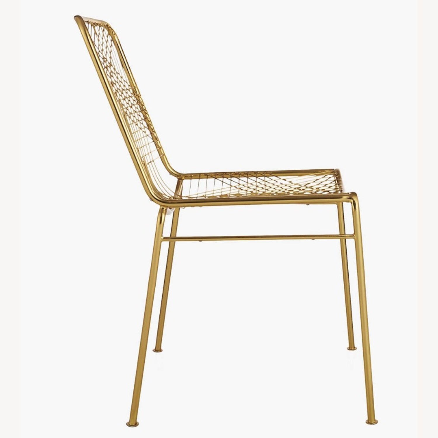 CB2 Alpha Brass Metal Chair - image-2