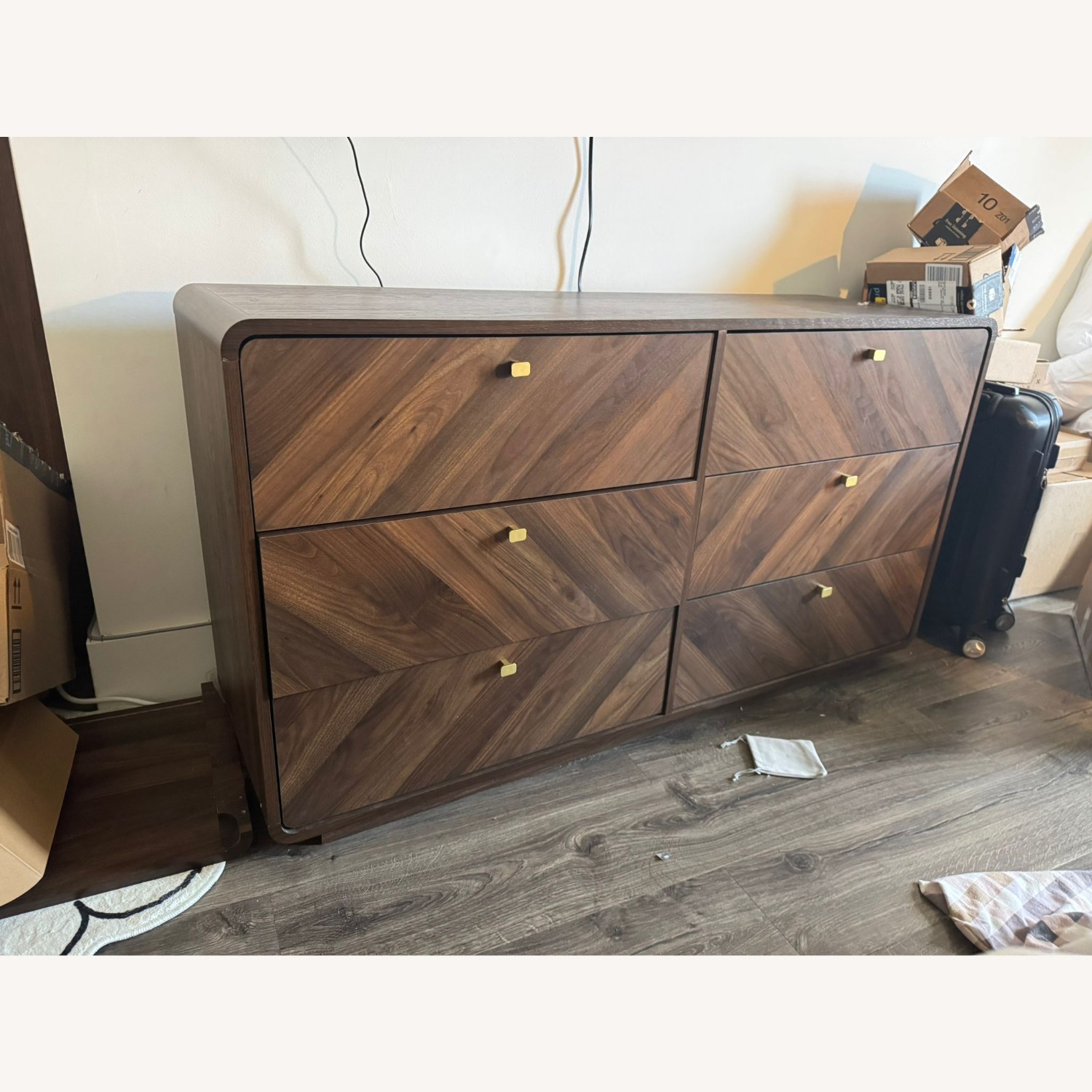 Baxton Studio Markell 52" 6 Drawer Dresser - image-4