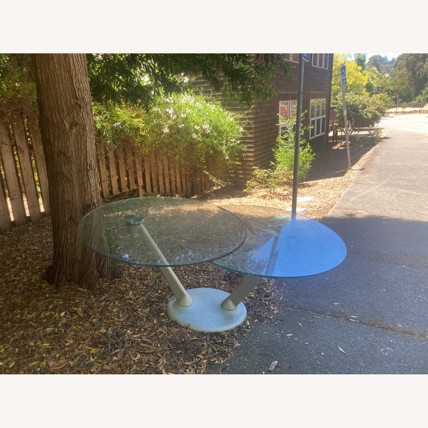 Calligaris Inspired Expandable Glass Table - image-2