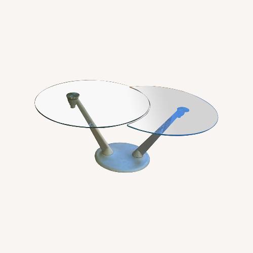 Used Calligaris Inspired Expandable Glass Table for sale on AptDeco