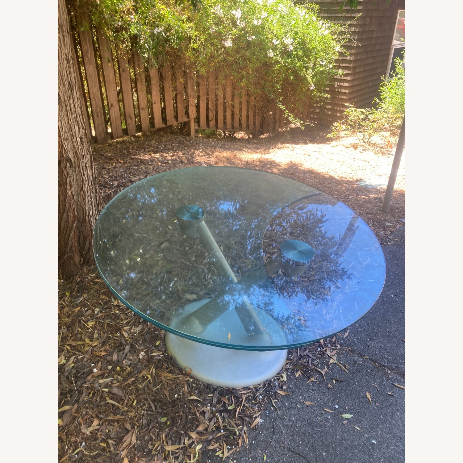 Calligaris Inspired Expandable Glass Table - image-3