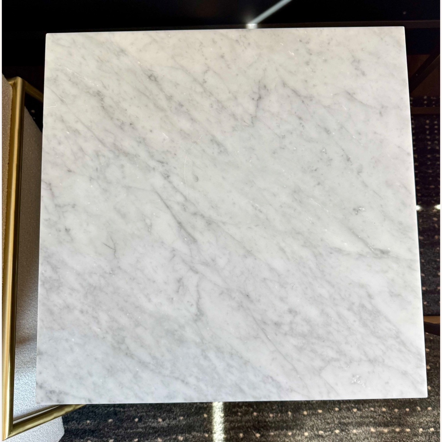 RH Nicholas Marble Square Side Table x 2 - image-9