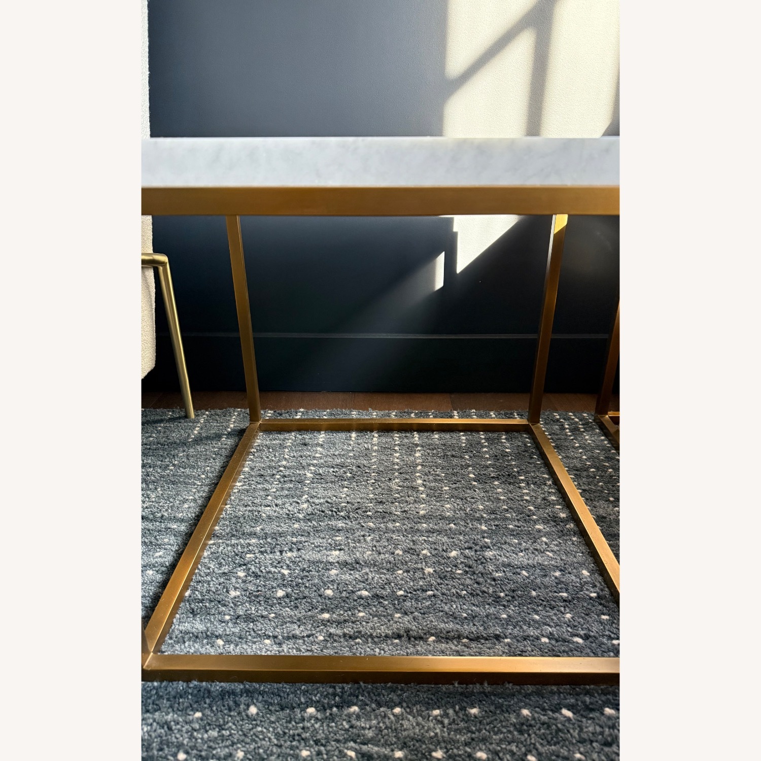RH Nicholas Marble Square Side Table x 2 - image-8