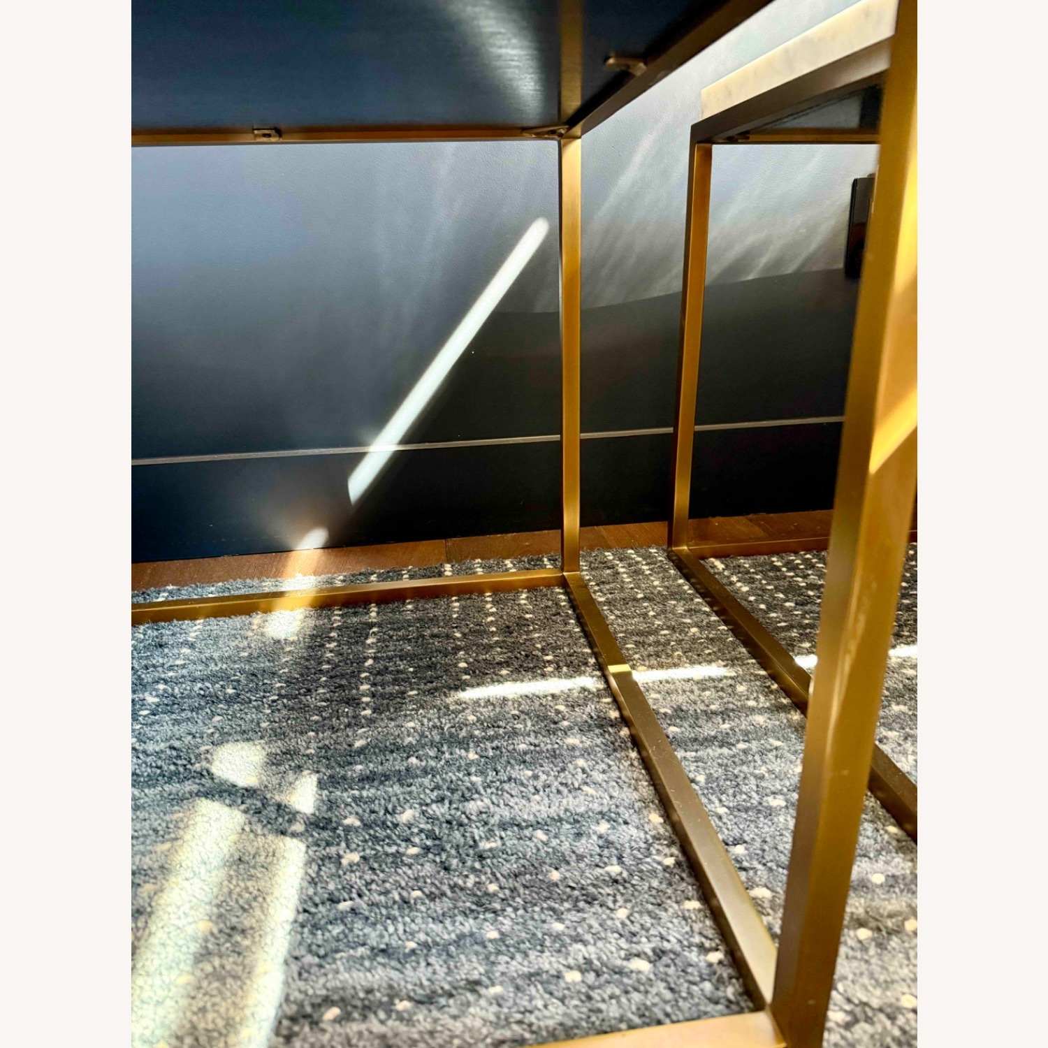 RH Nicholas Marble Square Side Table x 2 - image-12