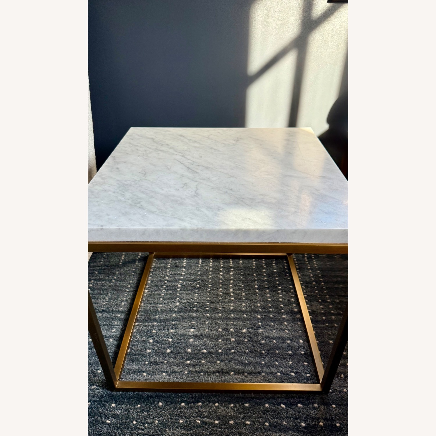 RH Nicholas Marble Square Side Table x 2 - image-6