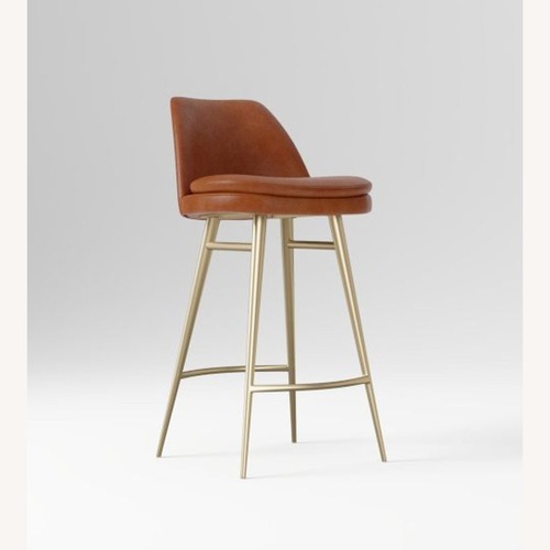 Used Finley Leather Counter Stool for sale on AptDeco