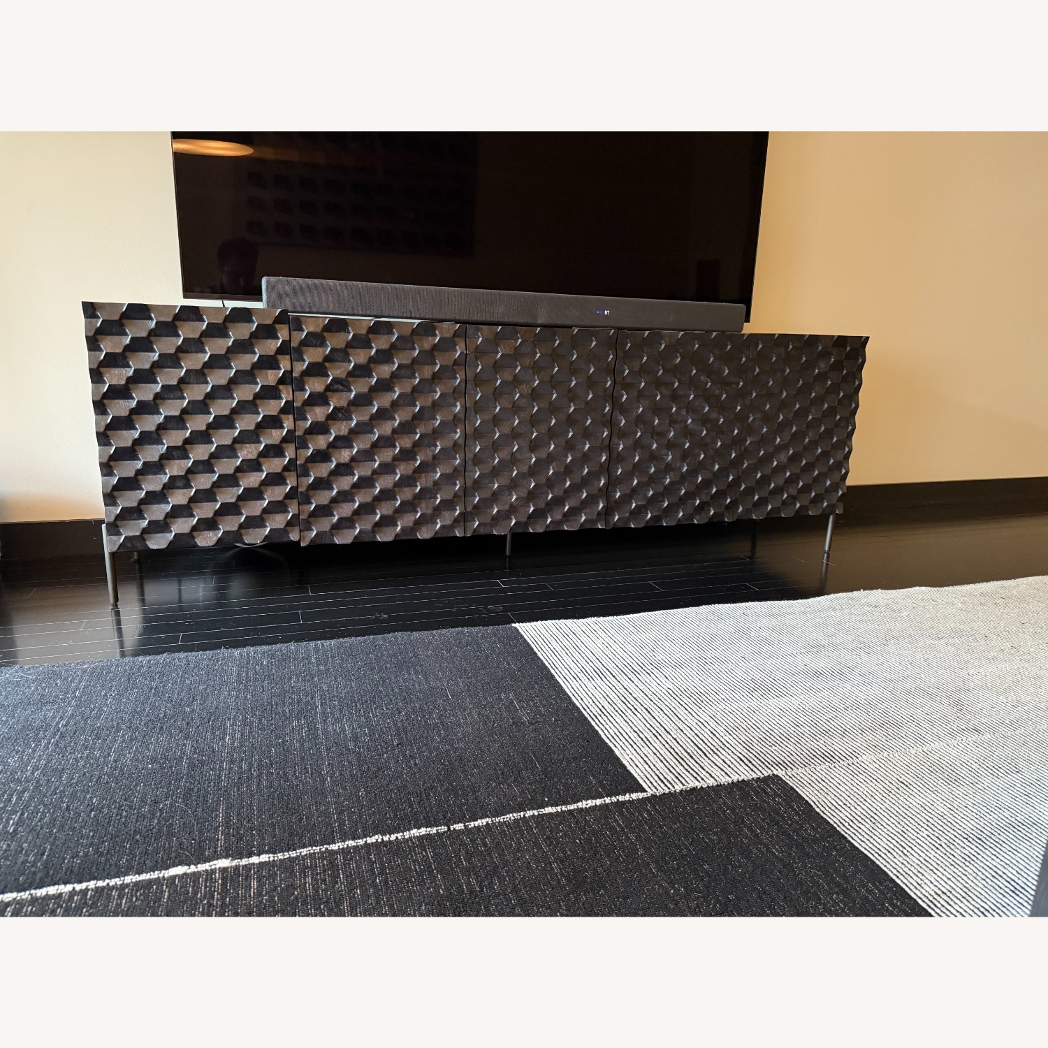 82" Wood Media Cabinet - image-1