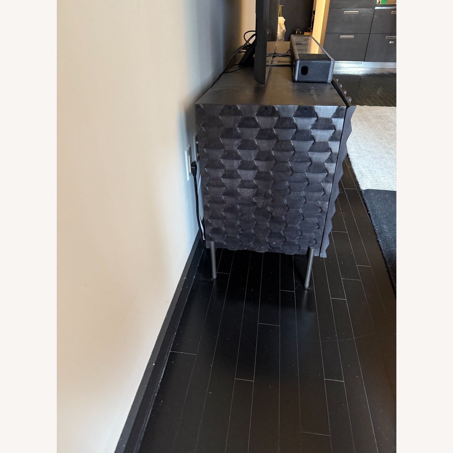 82" Wood Media Cabinet - image-2