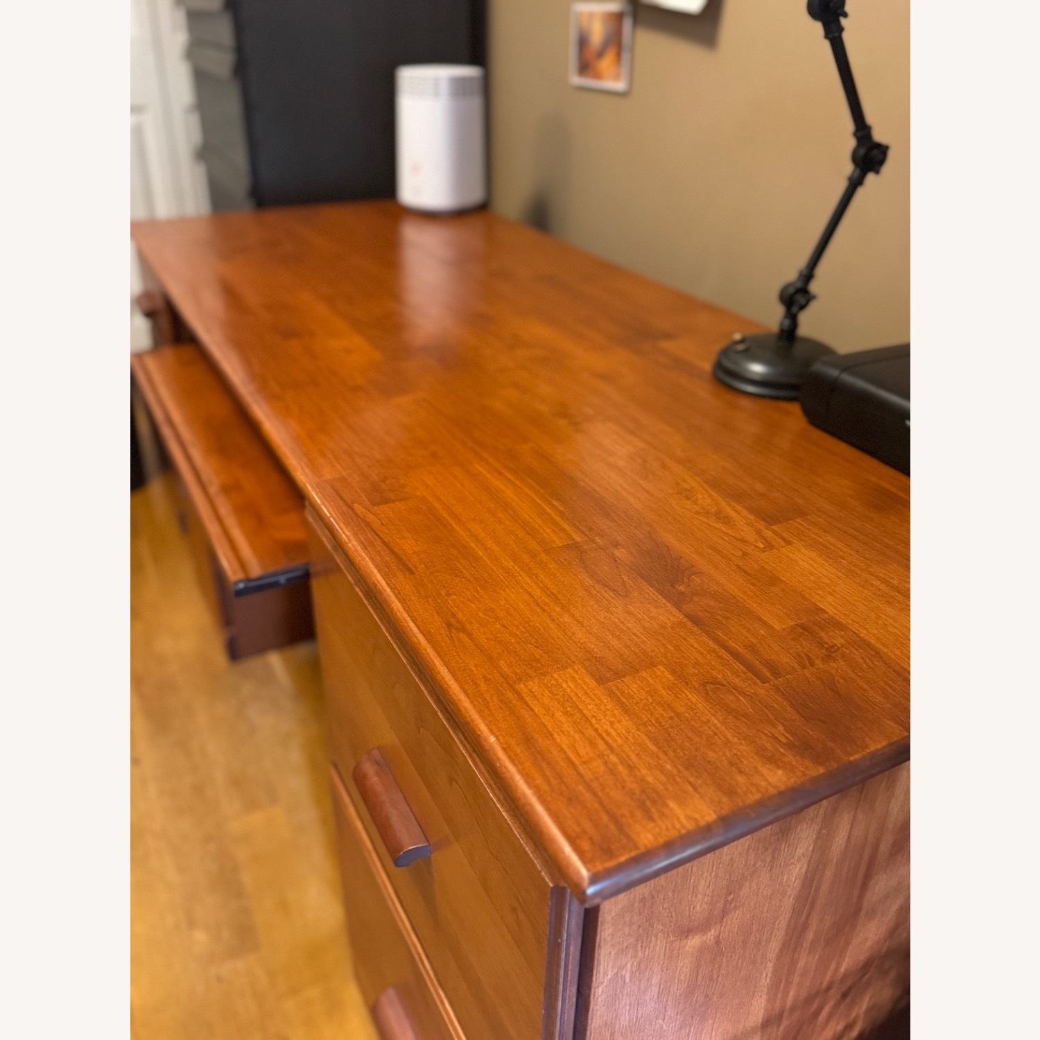 Cherry-wood Home Office Desk - image-1