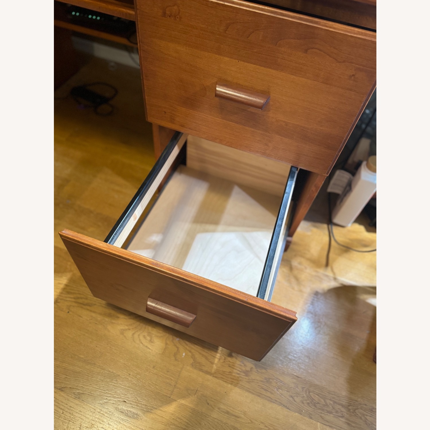 Cherry-wood Home Office Desk - image-11