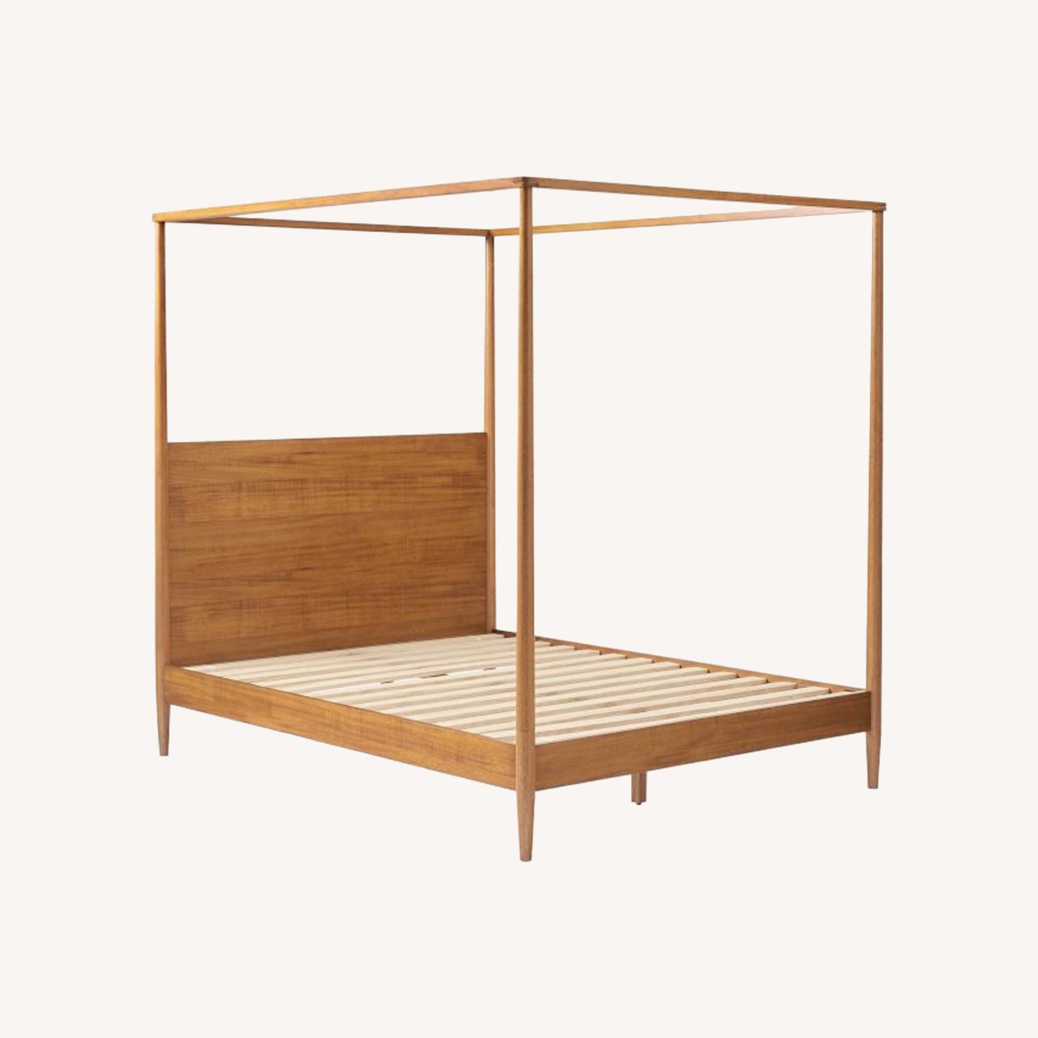 West Elm Mid Century Bed - image-0