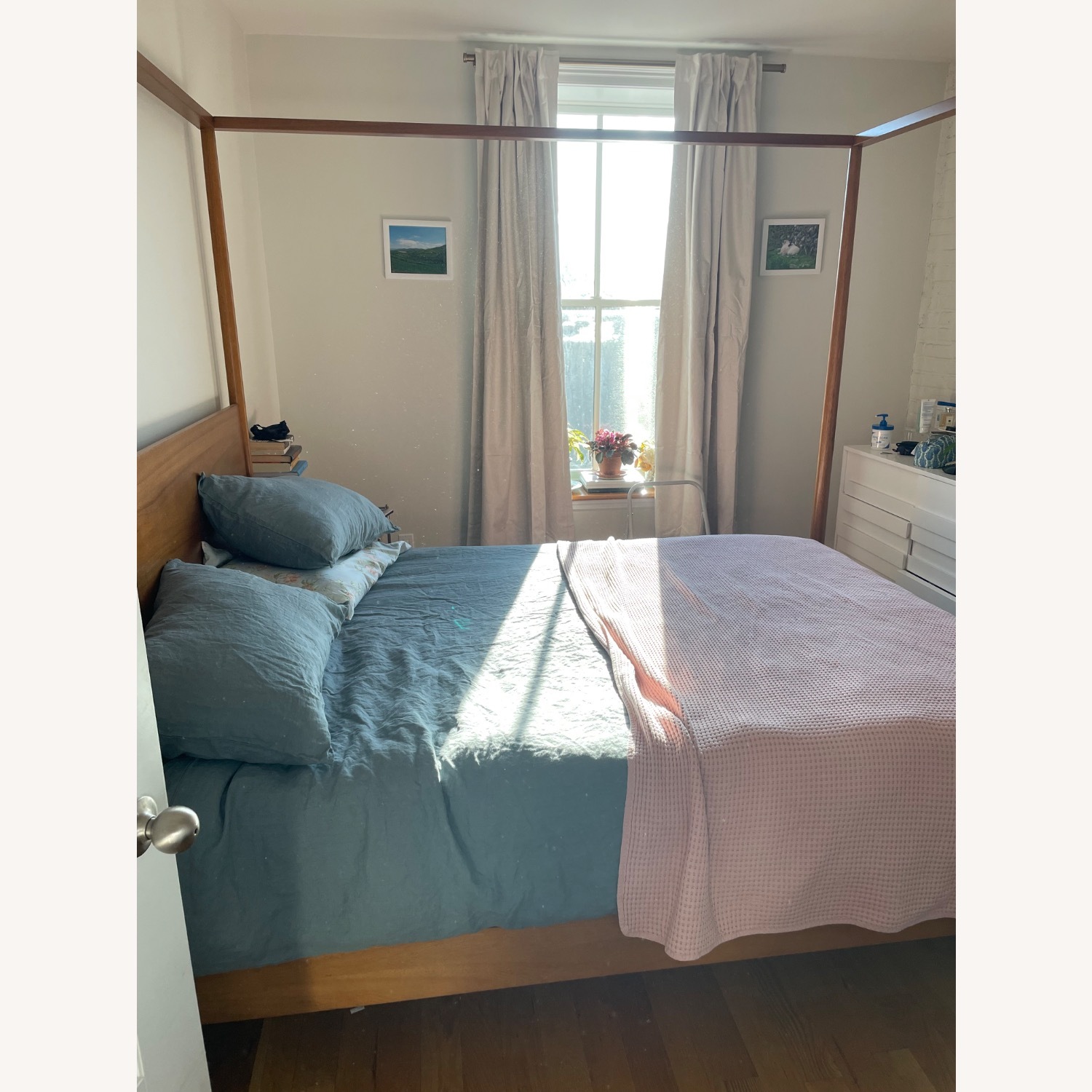 West Elm Mid Century Bed - image-5